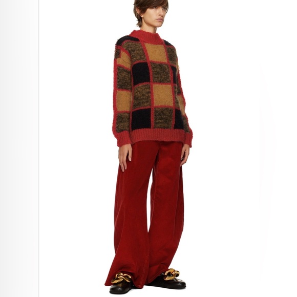 NEW JW Anderson Chain leather loafers Size IT 37 US 7 Back/ Gold - Picture 5 of 13